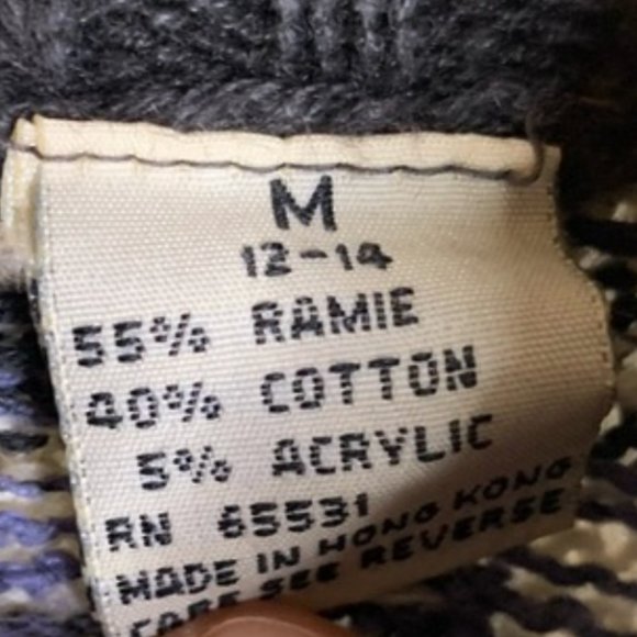 Vintage Concrete Mix Striped Sweater - Picture 5 of 5